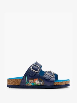 Minecraft Pantolette Blau