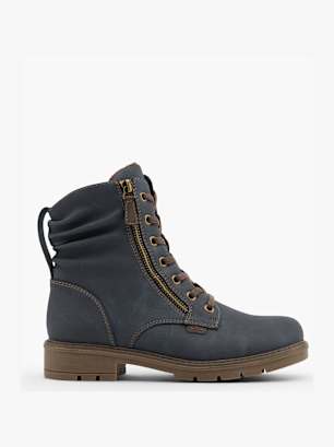 Easy Street Bottes à lacets Bleu foncé
