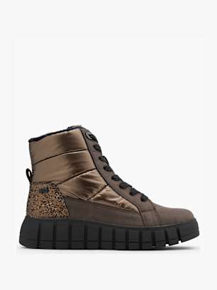 TOM TAILOR Schnürboots Braun