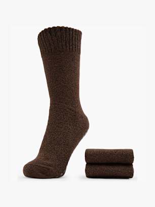 Cosy Nature Socken Braun