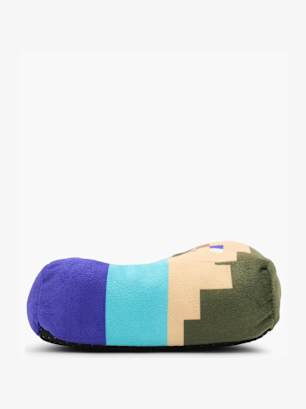 Minecraft Chaussons fourrés Bleu clair