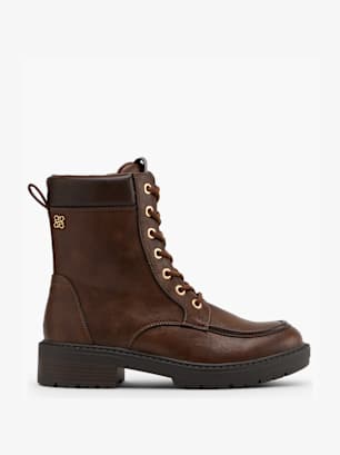 Graceland Bottes à lacets Marron