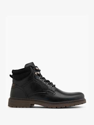Bottesini Schnürboots Schwarz