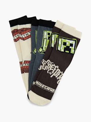 Minecraft Socken Beige