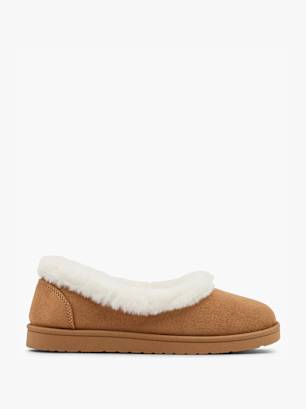 Graceland Chaussons fourrés Cognac
