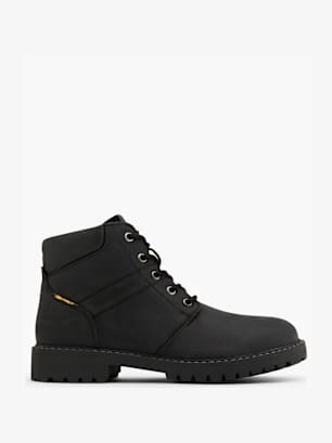 Camel Active Bottes à lacets noir