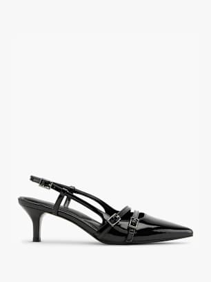 Catwalk Décolleté con cinturino Nero