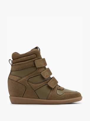 Catwalk Hoher Sneaker Khaki