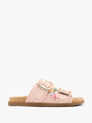 Catwalk Tieffuß Pantolette Rosa