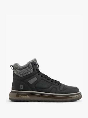 Bench Hoher Sneaker Schwarz