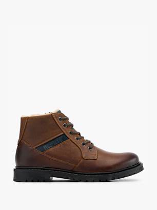 Mustang Bottes à lacets Marron
