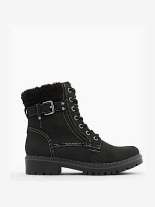 Easy Street Schnürstiefelette Schwarz