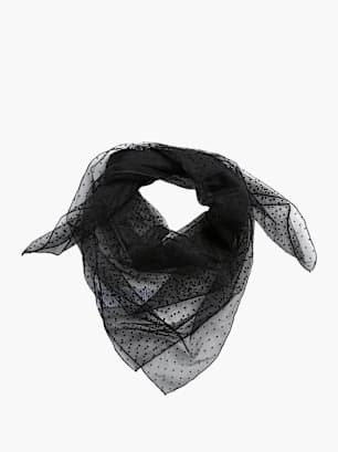 PIECES Schal Schwarz