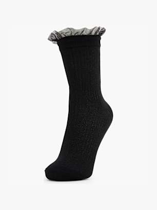 PIECES Socken Schwarz