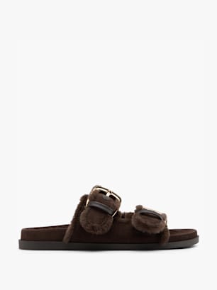 Catwalk Tieffuß Pantolette Braun