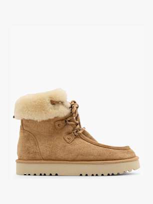5th Avenue Bottes à lacets beige