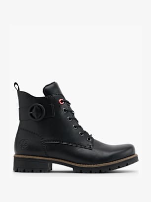 Rieker Bottes à lacets noir