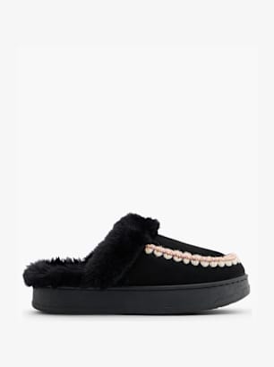 Graceland Chaussons fourrés noir