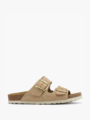 5th Avenue Tieffuß Pantolette Beige