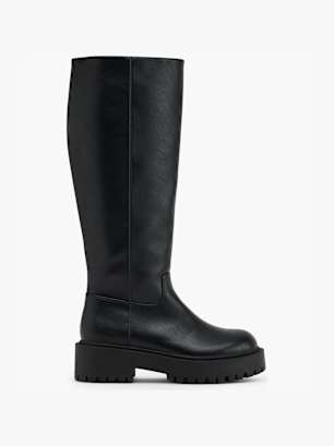 Catwalk Weitschaftstiefel Schwarz