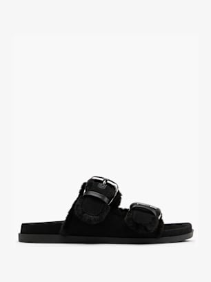 Catwalk Tieffuß Pantolette Schwarz