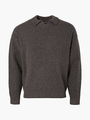 JJ Rebel Strickpullover Grau