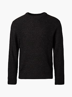 JJ Rebel Strickpullover Schwarz
