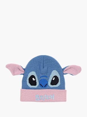Stitch Beanie Blau