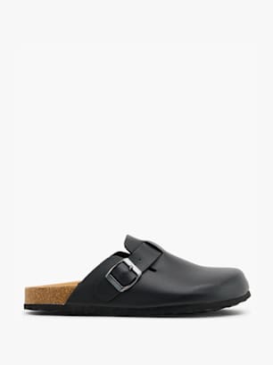Bio Comfort Tieffuß Pantolette Schwarz