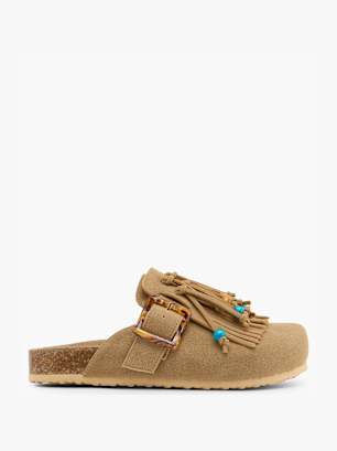 Claudia Ghizzani Tieffuß Pantolette Beige