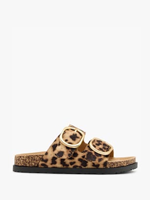 Claudia Ghizzani Tieffuß Pantolette Beige