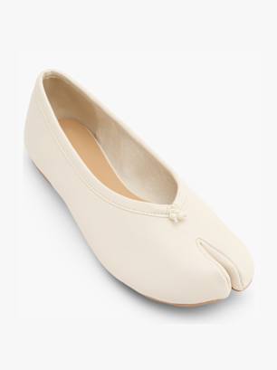 Catwalk Ballerines Blanc cassé