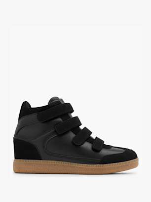 Claudia Ghizzani Hoher Sneaker Schwarz
