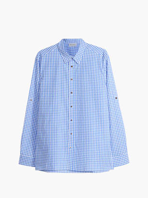 bonprix Hemd Hellblau