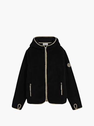 bonprix Fleecejacke Schwarz