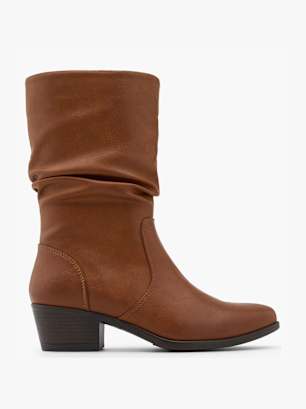 Claudia Ghizzani Stiefelette Cognac