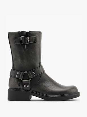 Claudia Ghizzani Biker Boots Anthrazit