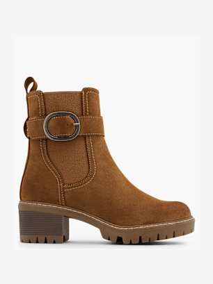 Claudia Ghizzani Bottines chelsea Cognac