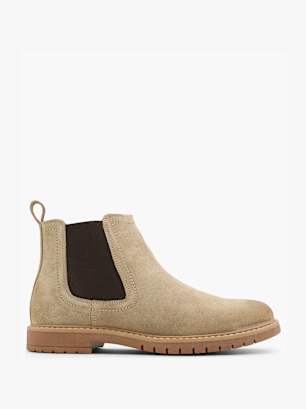 CAFE MODA Chelsea Boots Taupe