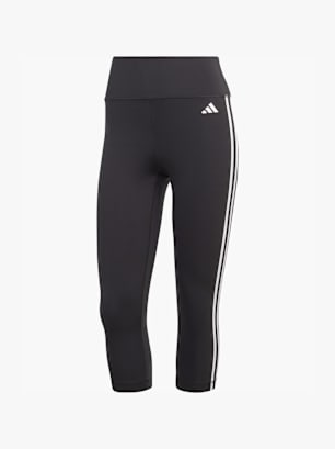 adidas Train Essentials 3-Streifen High-Waisted 3/4-Leggings Schwarz