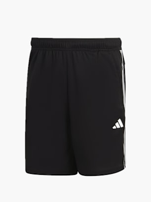 adidas Train Essentials Piqué 3-Streifen Trainingsshorts Schwarz