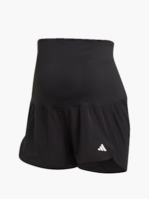 adidas Pacer Woven Stretch Training Shorts  Umstandsmode Schwarz