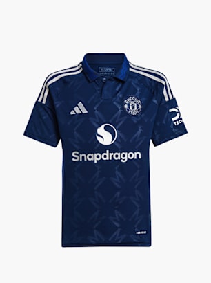 adidas Manchester United 24/25 Kids Auswärtstrikot Blau