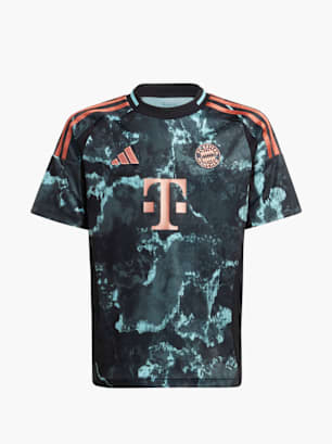 adidas FC Bayern München 24/25 Kids Auswärtstrikot Schwarz