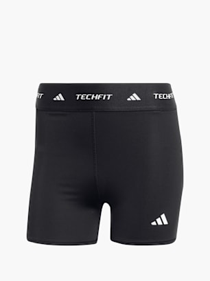 adidas TECHFIT Stay In Play Kurze Leggings Schwarz