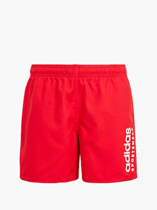 adidas Sportswear Essentials Logo CLX Kids Badeshorts Rot