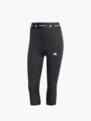adidas TECHFIT Capri Leggings Schwarz