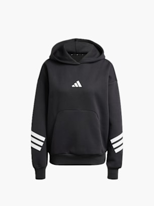 adidas Future Icons 3-Streifen Hoodie Schwarz