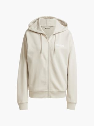 adidas Essentials Linear French Terry Kapuzenjacke Beige