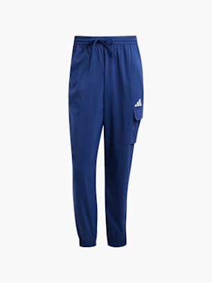 adidas Essentials Small Logo Cargohose Blau